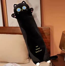 Almohada Peluche Gato Largo Kawaii Color 15