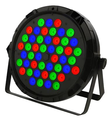 Luz LED Par Star Vision 54L RGBW Audiorítmica y DMX 54W Profesionales