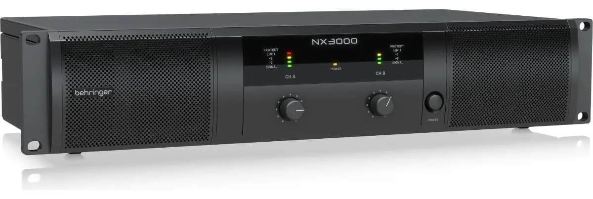 Amplificador De Potencia Digital Behringer Nx3000 Color Negro