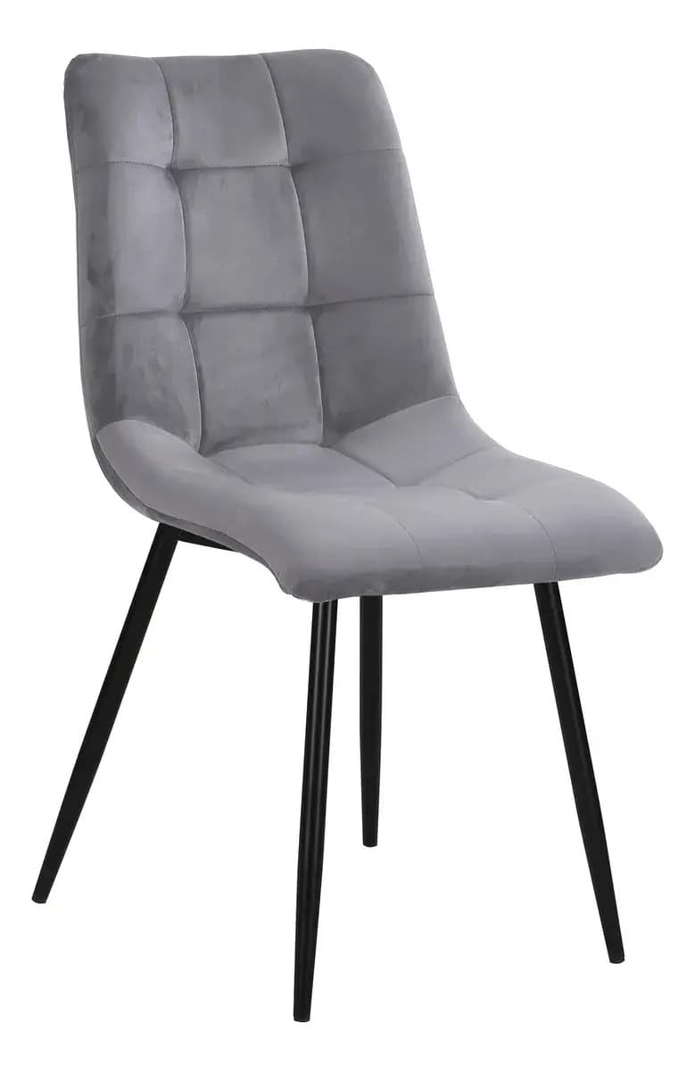 Silla Brooklyn X3 Comedor Moderna Tapizada Velvet Baires4