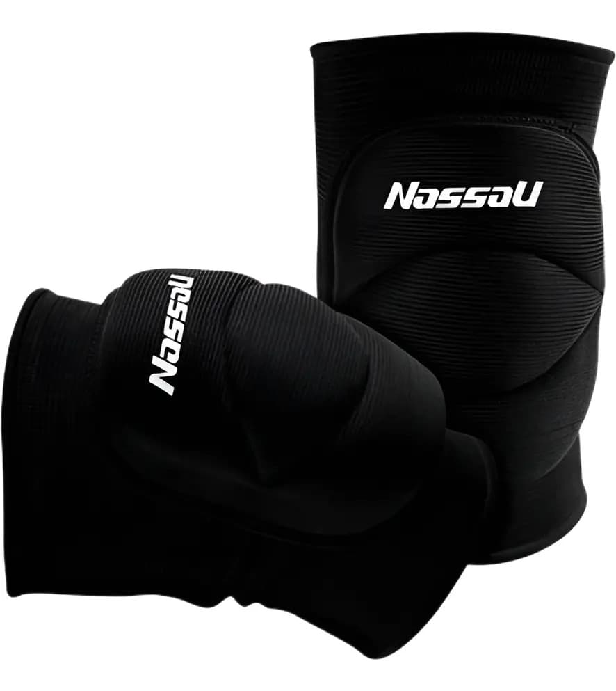 Rodilleras De Voley Nassau Acolchonadas Cover - Color Negro Talle XS