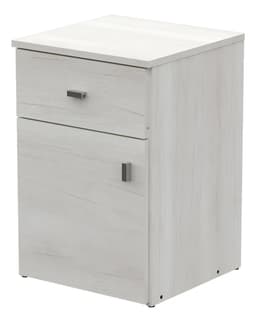 Mesa Luz Mosconi 1 Pieza 1 Cajón 1 Puerta Melamina 38cm 37cm 56cm Requiere Armado Manual Pack Mate Tissa