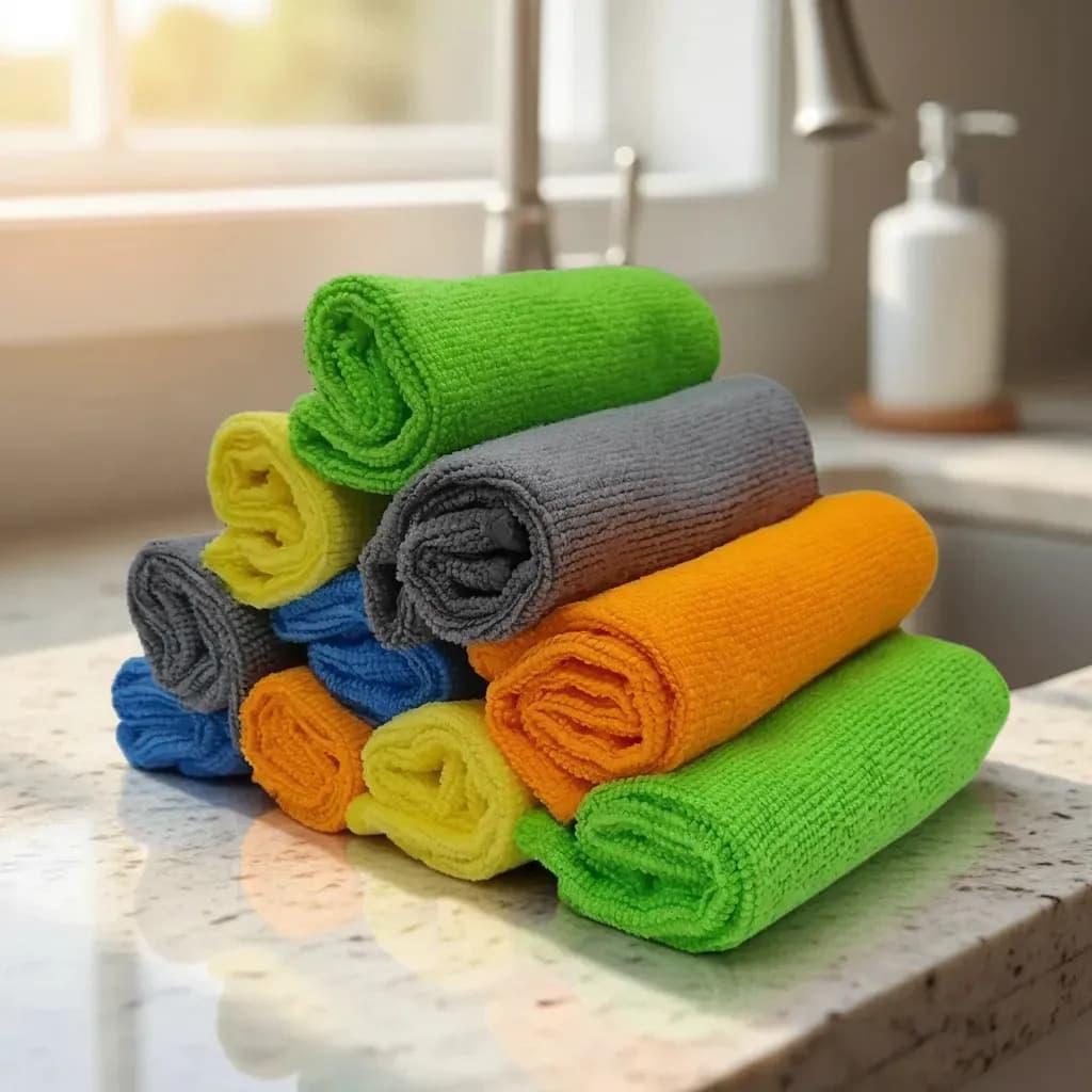 Paños Microfibra Multiuso 30x30 cm x10 Laffitte Limpieza Hogar Autos