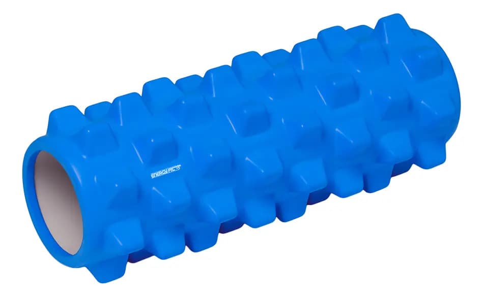 Rolo Rodillo Masajeador Energy Fit 33cm Yoga Pilates Azul Intenso
