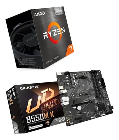 Combo Actualizacion Gigabyte B550m-k Ryzen 7 5700g