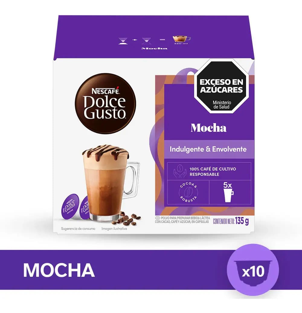 Café mocha en cápsula Nescafé Dolce Gusto