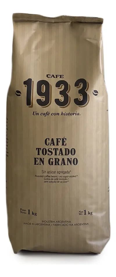 Café En Granos Café Martínez 1933 Tostado En Bolsa 1 Kg
