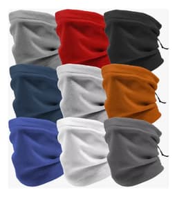 Cuello Polar Cuellera Gorro Termico Cordon Liso Moto Azul