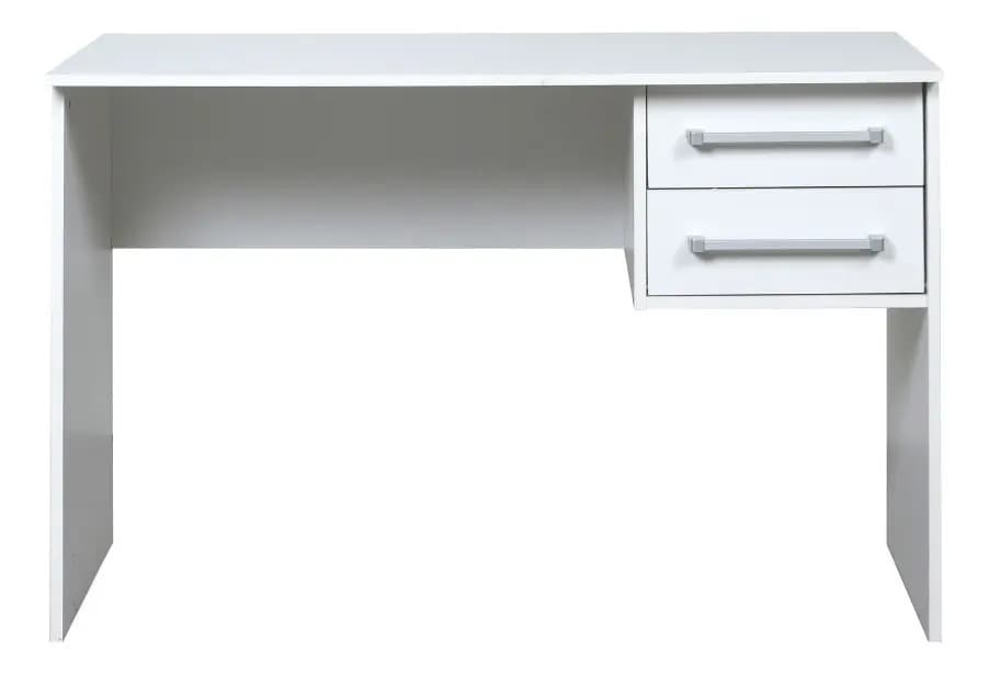Escritorio Mesina Melamina Moderno Largo 110 Cm Ricchezze Blanco