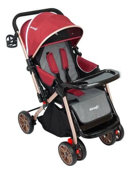 Cochecito de paseo Avanti 502 Manija Rebatible rojo