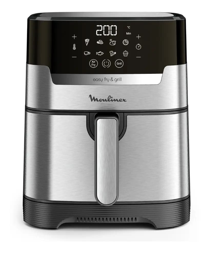 Freidora De Aire Moulinex Easy Fry & Grill 4,2L 8 Programas Color Gris 1500w