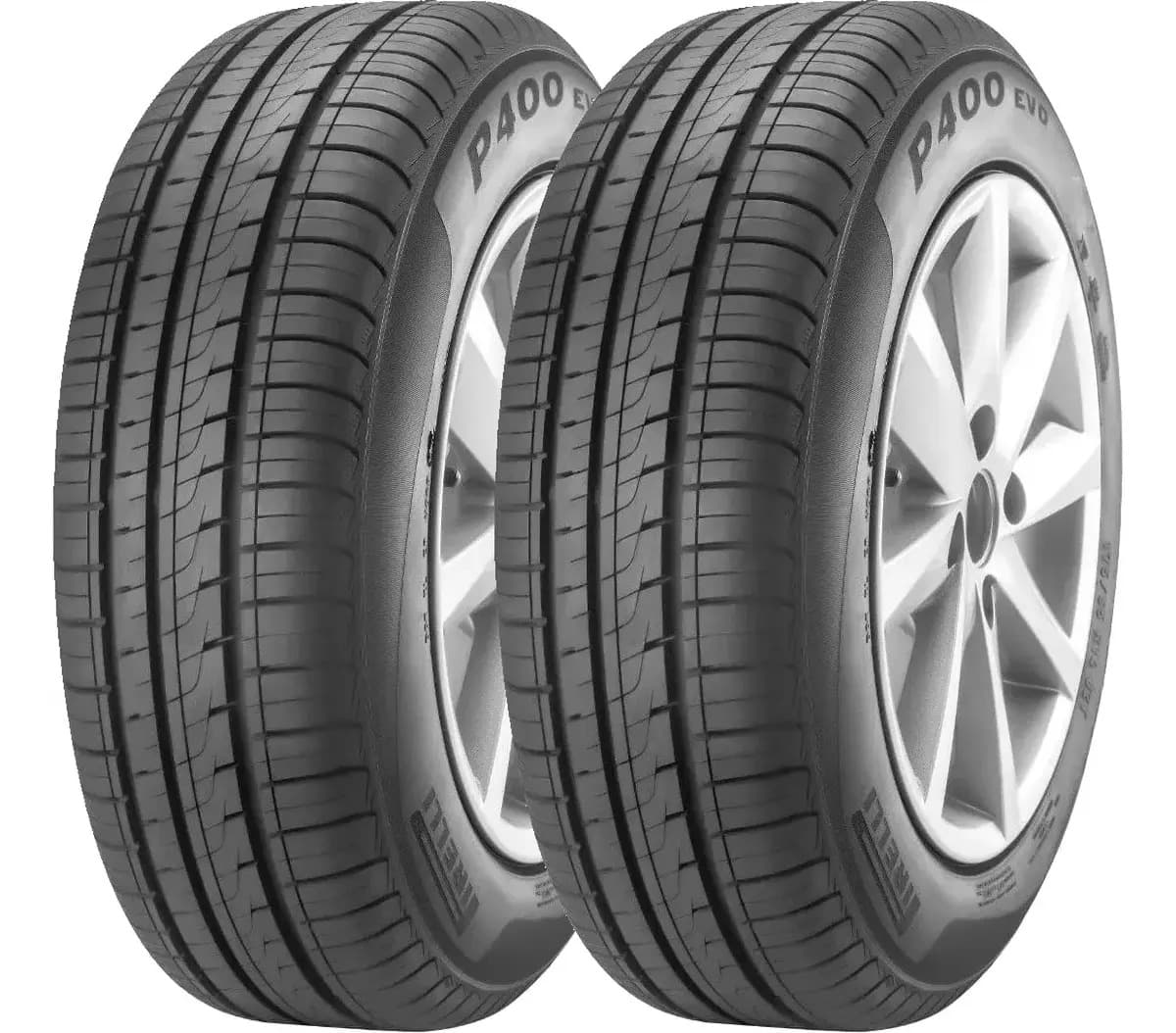 Kit X2 Neumáticos Pirelli P400 Evo 175/65r14 82h Índice de velocidad H