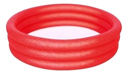Pileta Inflable 3 Aros 102 X 25 Cm Bebes Niños Bestway 51024 Color Rojo
