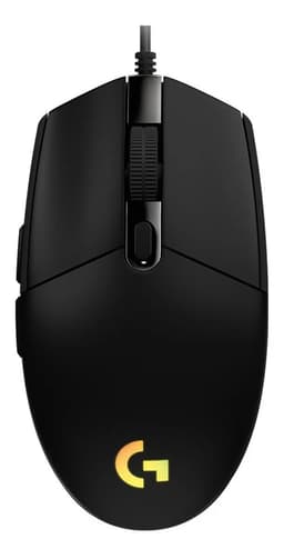 Mouse gamer de juego Logitech GG Series G203 Lightsync negro