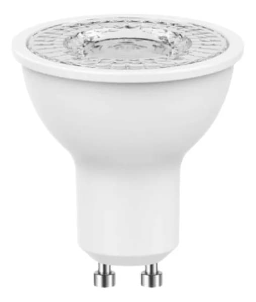 Foco led Candela Dicroica GU10 color blanco frío 7W 6500K 560lm por 10 unidades