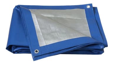 Cobertor Nahuel 2178 6x3mts Con Ojales Color Azul