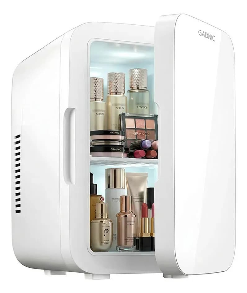 Mini Heladera Para Cosmeticos Gadnic 6L Frio Calor Portatil 220V 12V Sistema Termoelectrico Peltier