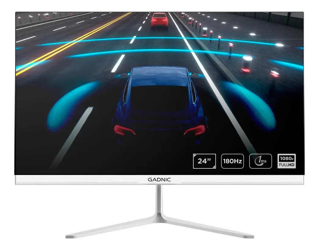 Monitor Gaming Gadnic 24″ IPS FHD 180Hz Marco Ultrafino Panel IPS 16.7M Colores