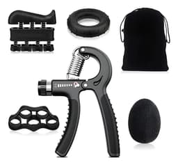 Pack Ejercitador Hand Grip TUSHKA con Resistencia Ajustable para Antebrazo y Mano