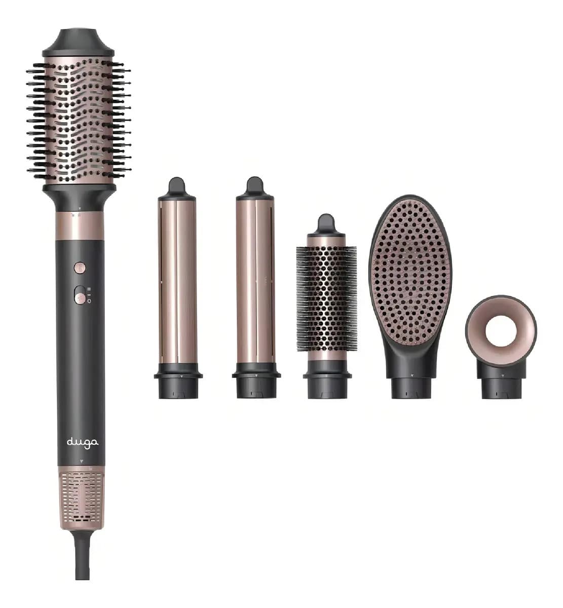 Cepillo Secador Alisador Iónico Con Función Anti-Frizz Duga 1100W