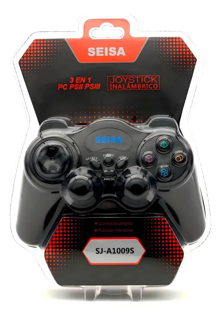 Joystick Inalambrico para Ps2 Ps3 Pc Sj-1009s Seisa