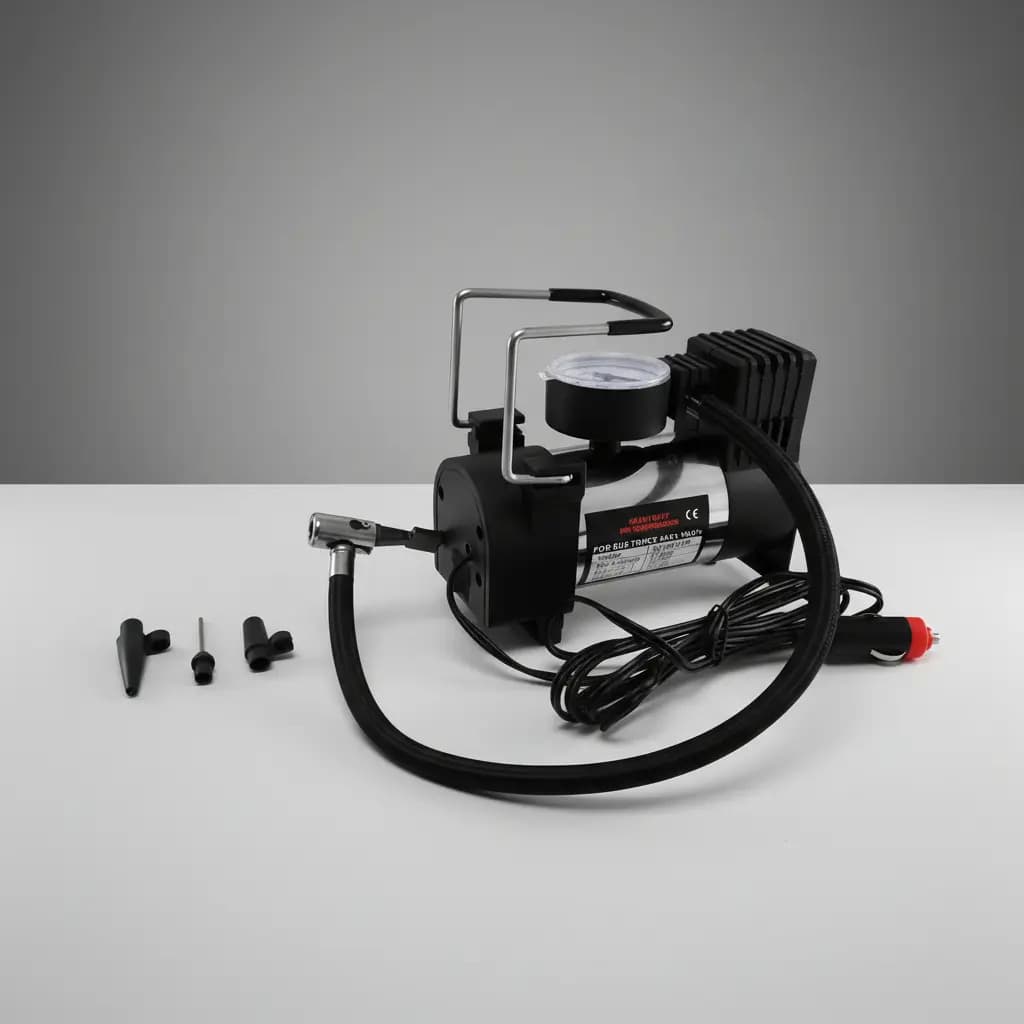 Compresor De Aire Mini Portátil Auto Moto Bici Alpina Fase eléctrica Monofásica