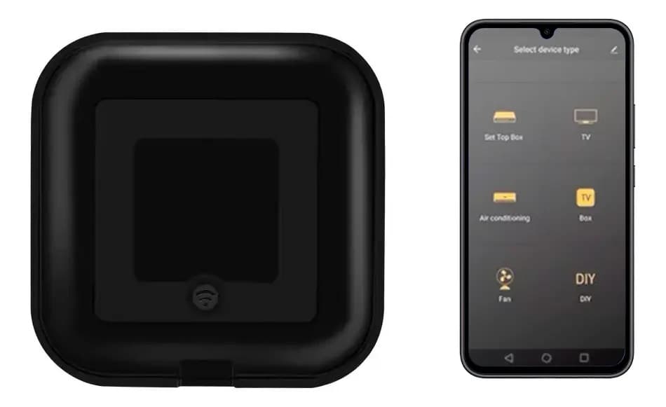 Control Remoto Universal Inteligente Wifi Gadnic Infrarrojos Color Negro