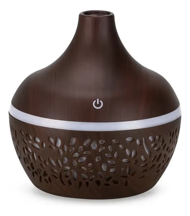 Humidificador Wood Drop - Bienestar, Estilo Y Frescura. Color Chocolate