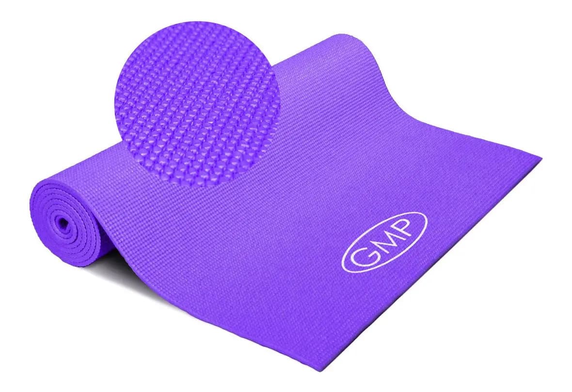 Yoga Mat 6mm Gmp Colchoneta Pilates Antideslizante Color Violeta