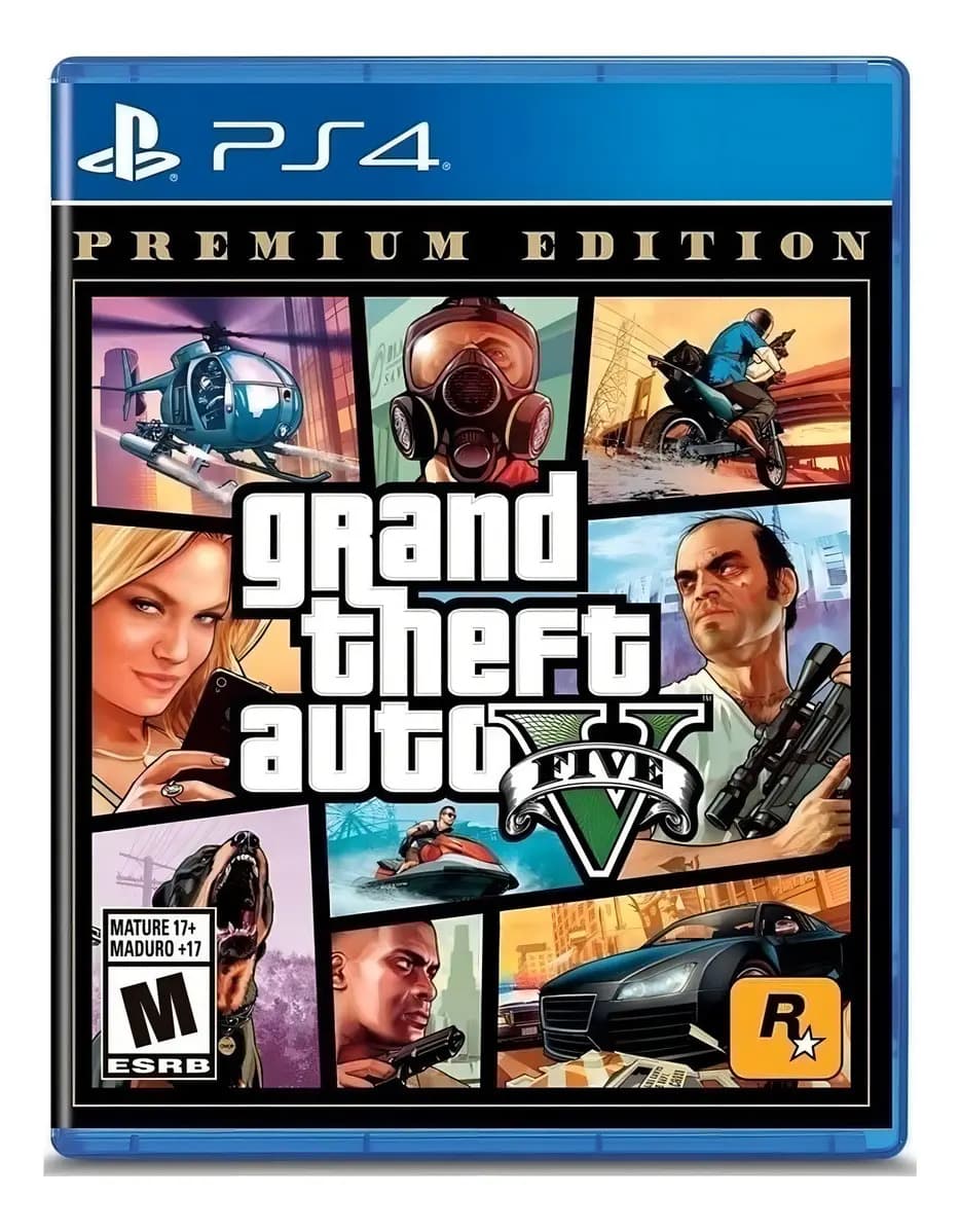 Grand Theft Auto V Premium Edition PS4 Físico