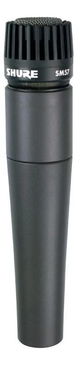 Micrófono Dinámico Shure Sm57 Para Instrumentos Y Voces Color Negro