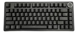 Teclado Gamer Mecánico Aula F75 Cableado Usb Negro Sw Red Retroiluminado Idioma Inglés