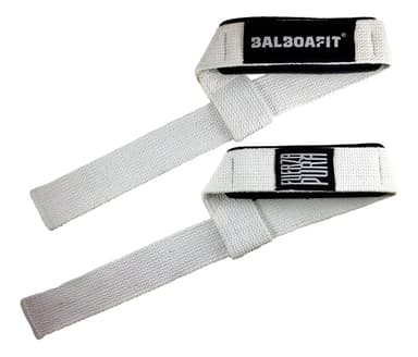 Cintas Poder Agarre Straps Balboafit Retiro Color Blanco