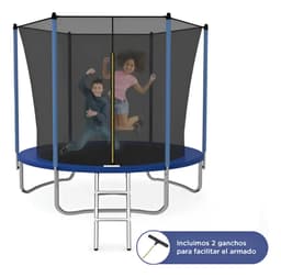 Cama Elastica Gadnic 306 Cm Red Seguridad Reforzada 150 Kg Acero Galvanizado Alta Resistencia