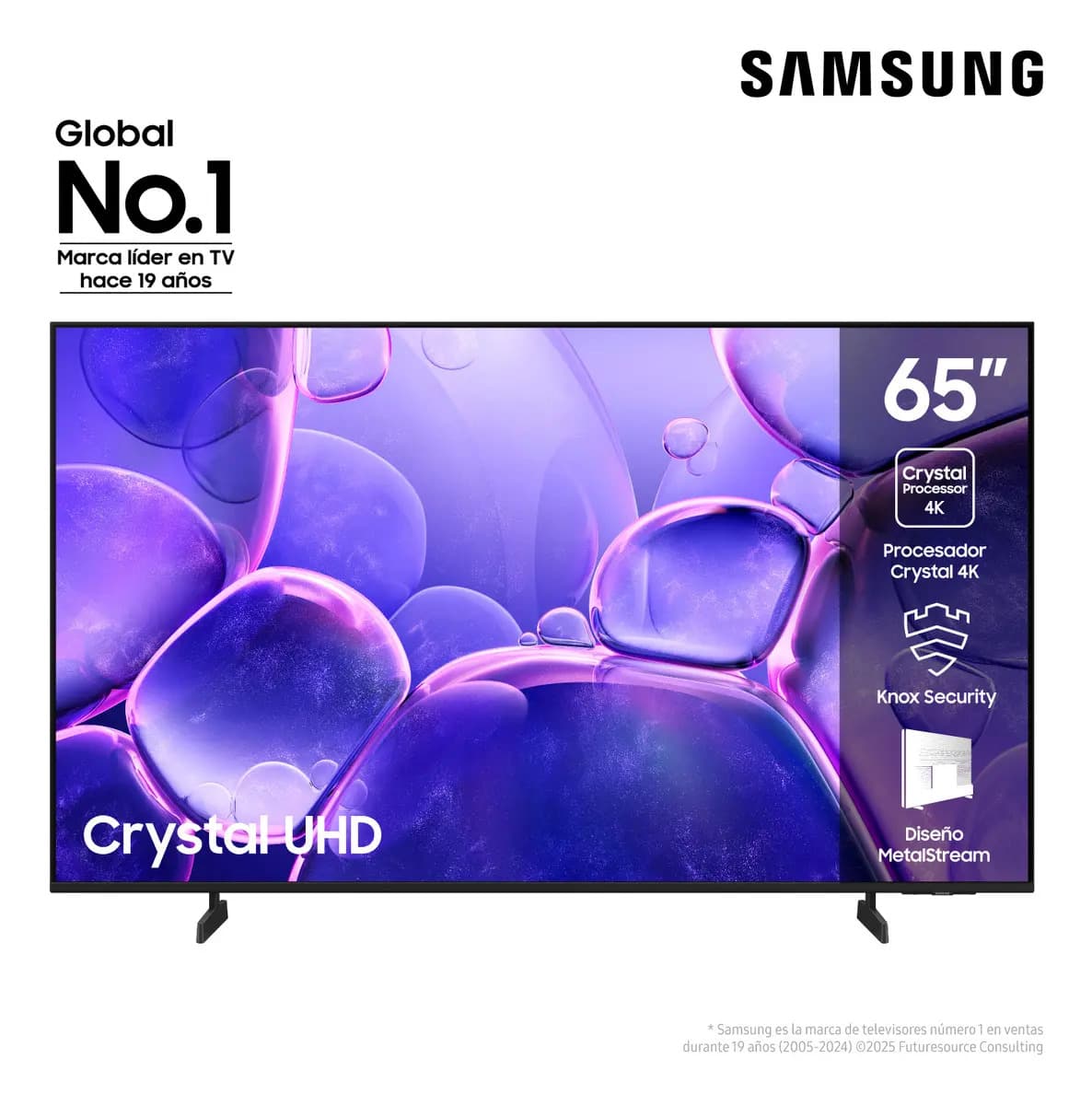 Smart Tv Samsung 65 4K UHD HDR PurColor 65u8000f