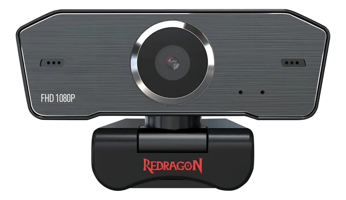 Cámara web Redragon Hitman Full HD 30FPS color negro