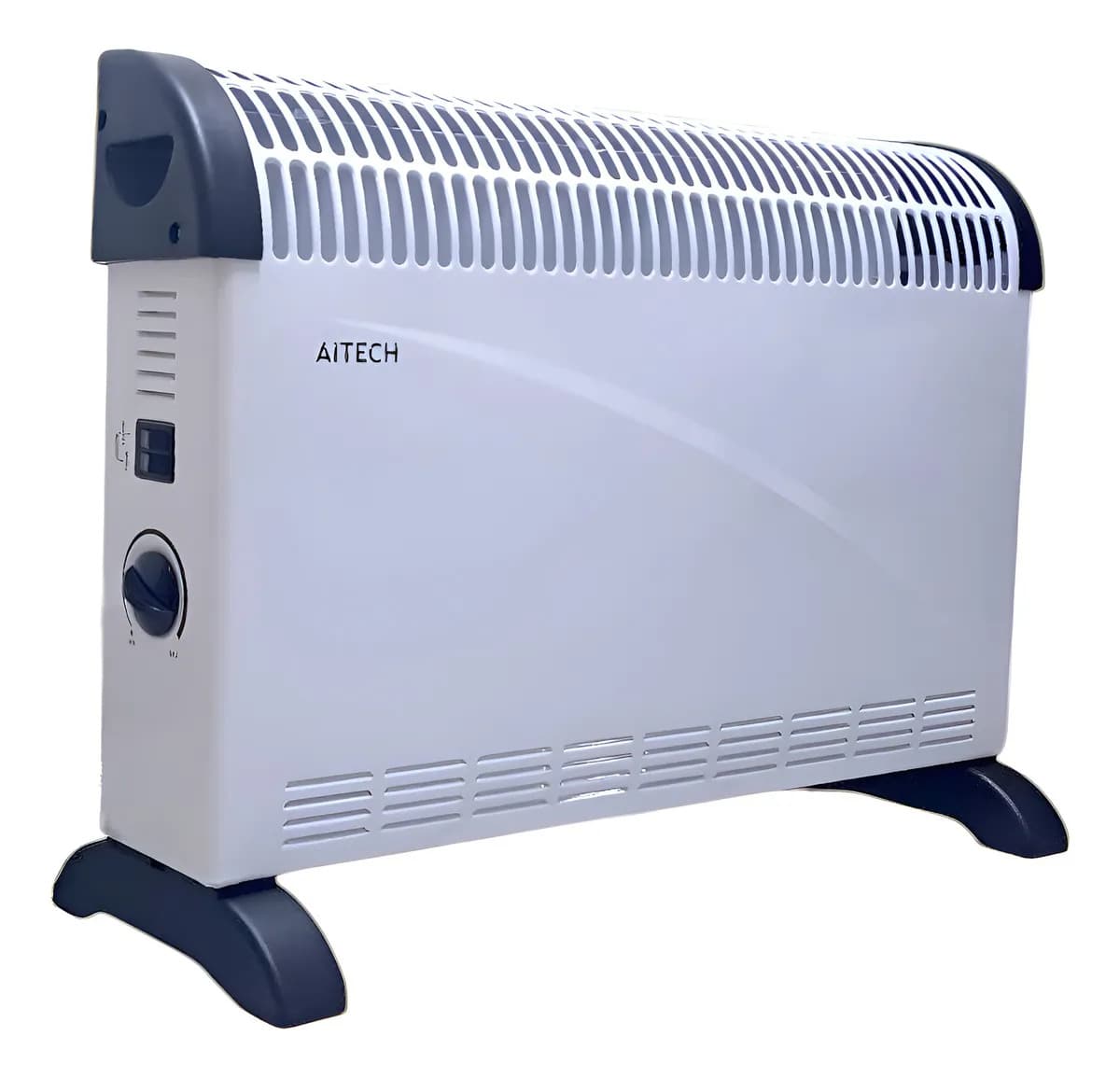 Calefactor Electrico Convector Termostato Regulable 2000w Estufa Panel 3 Niveles Potencia 220v Chapa Selector Temperatura Sobrecalentamiento Silencioso Portatil Hogar Dormitorio