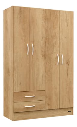 Placard 4 Puertas 2 Cajones Mosconi Color Mendra 24 Pack