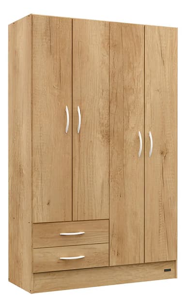 Placard 4 Puertas 2 Cajones Mosconi Color Mendra 24 Pack
