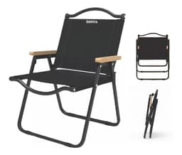 Reposera Silla Plegable Dakota Sif78 Portátil Color Negro