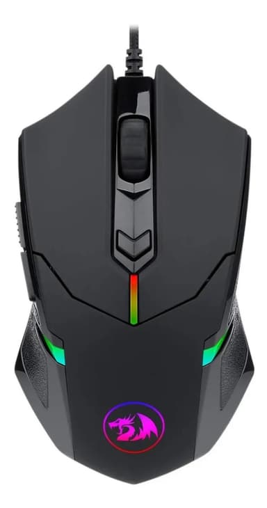 Mouse gamer de juego Redragon Centrophorus2 M601-RGB black