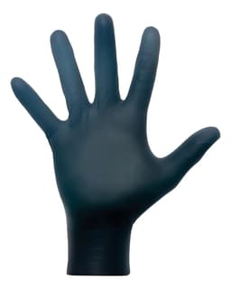 Guantes Nitrilo Negro Mediglove Sin Polvo Talle M Caja 100 Unidades