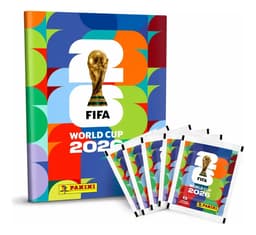 Pack Album Mundial + 5 Sobres Fifa World Cup 2026 Panini