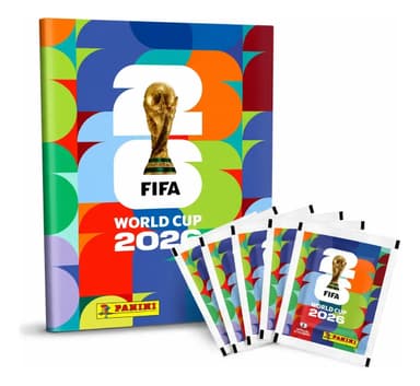 Pack Album Mundial + 5 Sobres Fifa World Cup 2026 Panini