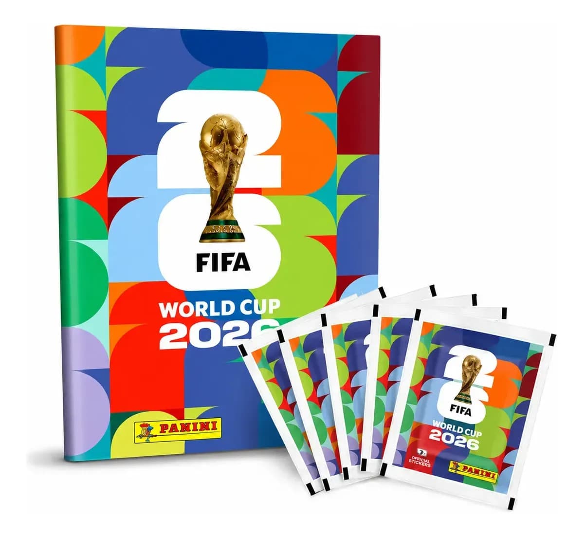 Pack Album Mundial + 5 Sobres Fifa World Cup 2026 Panini