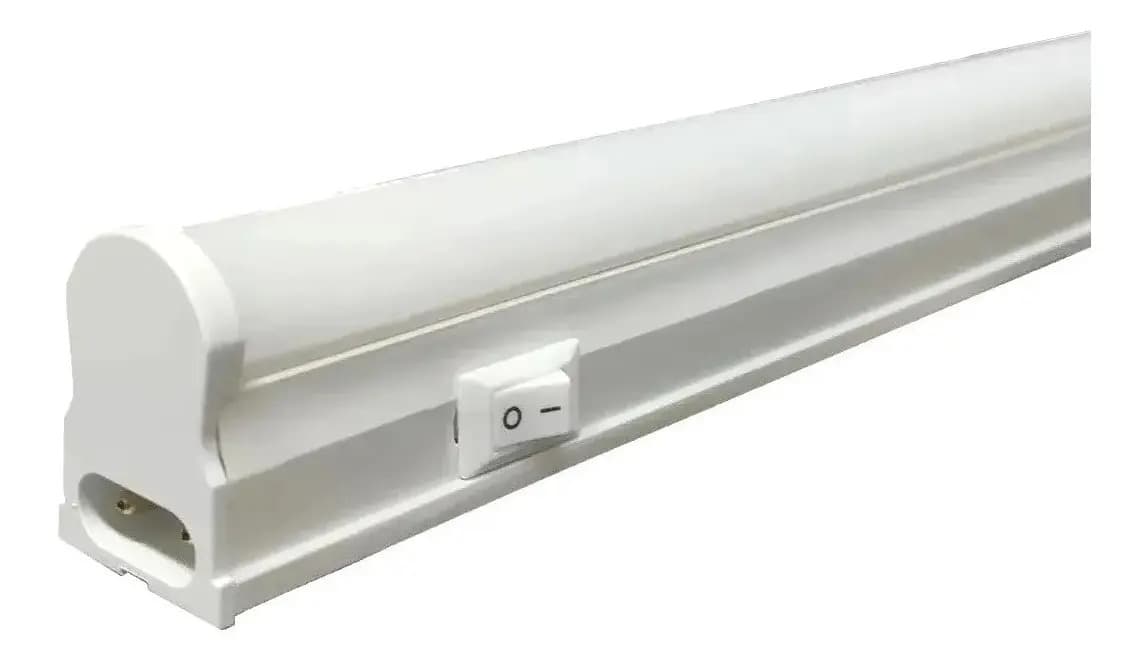 Liston Tubo Led Bajo Alacena Con Tecla 9w 60cm Candela Blanco Frío
