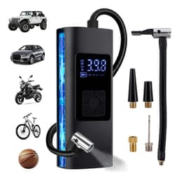 Compresor Eléctrico Gadnic 6000mah Portátil Display Digital 60W 3 Picos 2000h