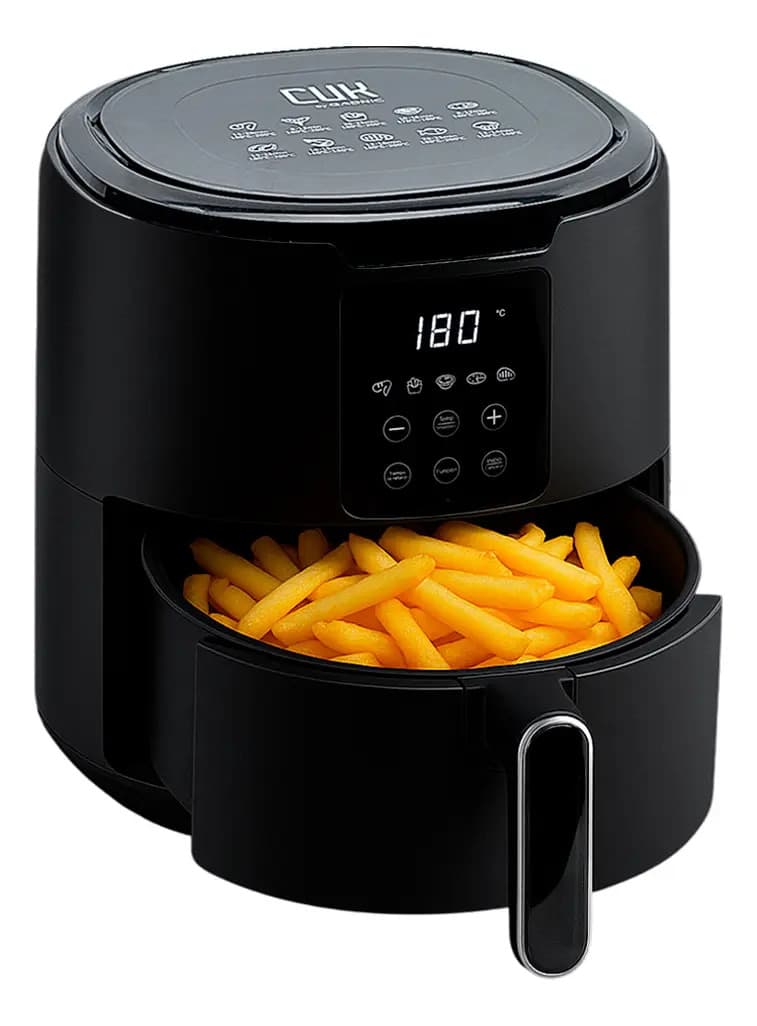 Freidora De Aire Cuk By Gadnic 4.2L 1300W Air Fryer Digital Táctil Sin Aceite 5 Programas