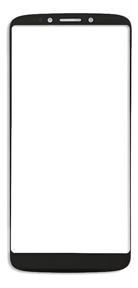 Vidrio Delantero Repuesto Pantalla Para Motorola E5 Plus Color Moto E5 Plus - Negro