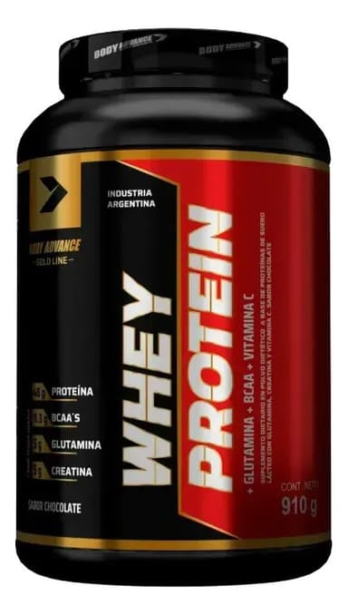 Whey Protein 907g 2lb Body Advance Sabor Chocolate